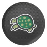Cute Turtle; Sleek Dinner Plate