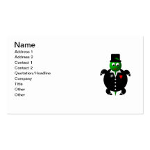 Cute turtle wearing a tuxedo! business card templates