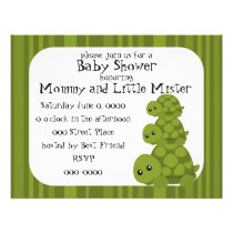 Cute Turtles Three invitations