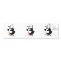 cute tuxedo penguin bumper sticker