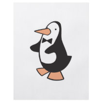 cute tuxedo penguin flyer