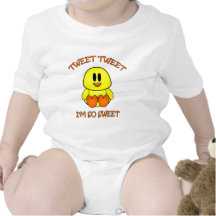 Cute Tweet Bird Infant Creeper
