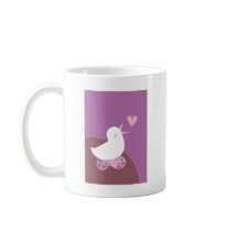 Cute tweeter love bird coffee mugs