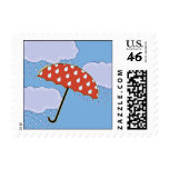 Cute Umbrella US Postage Stamps