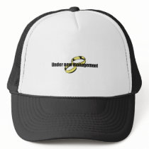 Cute "Under New Management" Wedding design Hats