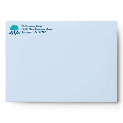 Envelopes on Cute Under The Sea A7 5x7 Invitation Envelope From Zazzle Com
