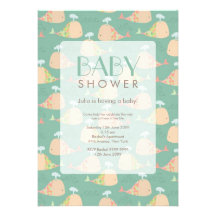 Cute Under the Sea Baby Shower Invite