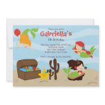 Cute Under the Sea Mermaid Birthday Party Personalized Invitations