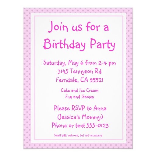 Cute Unicorn Birthday Party Invitation