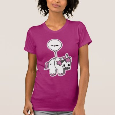 Cute Unicorn with Balloon Tee Shirt