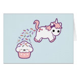 Cute Unicorn with Cupcake Cards