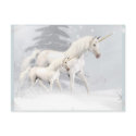 Cute Unicorns In Snow 1 postcards by UnicornDreams Cute Unicorns In Snow 1 postcards