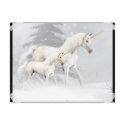 Cute Unicorns In Snow 1 postcards by UnicornDreams Cute Unicorns In Snow 1 postcards
