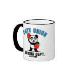 This cute little panda bear is ready for a boxing match! Panda wears boxing gloves in this Cute Union Boxing Dept. design.