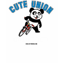 Cute Union Cycling Panda (dark shirts)