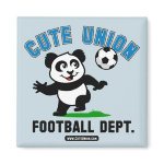 This adorable little panda is too cute! He's ready to play football and score some goals. This cute design is perfect for football players and soccer fans.