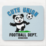 This adorable little panda is too cute! He's ready to play football and score some goals. This cute design is perfect for football players and soccer fans.