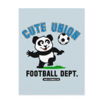 Cute Union Football Department postcards