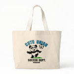 This adorable little panda is too cute! He's ready to play soccer and score some goals. This cute design is perfect for football players and soccer fans.