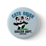 This adorable little panda is too cute! He's ready to play soccer and score some goals. This cute design is perfect for football players and soccer fans.