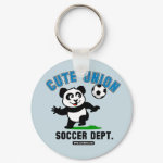 This adorable little panda is too cute! He's ready to play soccer and score some goals. This cute design is perfect for football players and soccer fans.