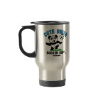 This adorable little panda is too cute! He's ready to play soccer and score some goals. This cute design is perfect for football players and soccer fans.