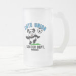 This adorable little panda is too cute! He's ready to play soccer and score some goals. This cute design is perfect for football players and soccer fans.