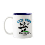 This adorable little panda is too cute! He's ready to play soccer and score some goals. This cute design is perfect for football players and soccer fans.