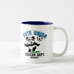 This adorable little panda is too cute! He's ready to play soccer and score some goals. This cute design is perfect for football players and soccer fans.