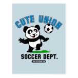 Cute Union Soccer Department Post Card