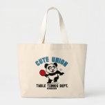 Cute Union Table Tennis Department Canvas Bag