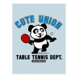 Cute Union Table Tennis Department Postcard