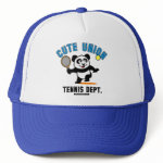 This adorable little panda loves to get out on the court and hits some balls. What a cutie! This is a great design for anyone who loves to play tennis, watch tennis or just loves cute pandas.