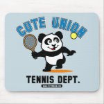 This adorable little panda loves to get out on the court and hits some balls. What a cutie! This is a great design for anyone who loves to play tennis, watch tennis or just loves cute pandas.