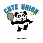 This adorable little panda loves to get out on the court and hits some balls. What a cutie! This is a great design for anyone who loves to play tennis, watch tennis or just loves cute pandas.