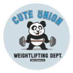 This cute bodybuilding panda loves weightlifting. Look how easy he lifts that heavy barbell loaded with weight plates. This design is too cute. Great gifts here for anyone who loves weightlifting.