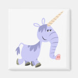 Cute Unusual Cartoon Unicorn Magnet magnets
