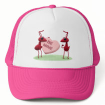 Cute Valentines' Day Ants hats