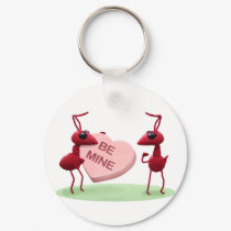 Cute Valentines' Day Ants keychains