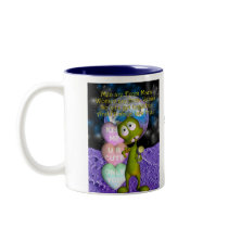 Cute Valentine's Day Card with sexy alien Mugs