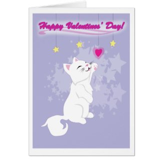 Cute Valentines Day Kitty