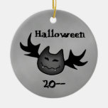 Cute vampire bat Happy Halloween funny souvenir Christmas Ornaments