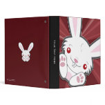 Cute Vampire Bunny Rabbit (White) - Kawaii Binder