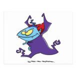 cute vampire kid cartoon character post cards