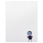 cute vampire school girl customized letterhead
