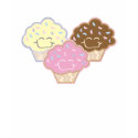 cute vanilla strawberry chocolate cupcakes t-shirts