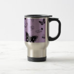 Cute Vector Bugs & Butterflies (Lilac Purple Back) Mugs