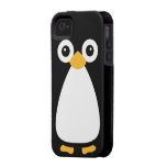 Cute Vector Penguin iPhone 4/4S Cover