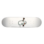 Cute Vector Snowman - Color Skate Board Deck