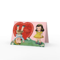 Cute Victorian Valentine Card